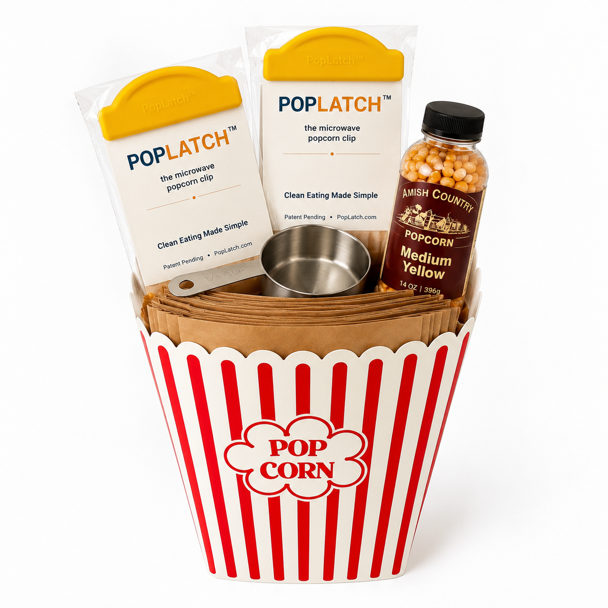 PopLatch™ Complete Popcorn Starter Kit
